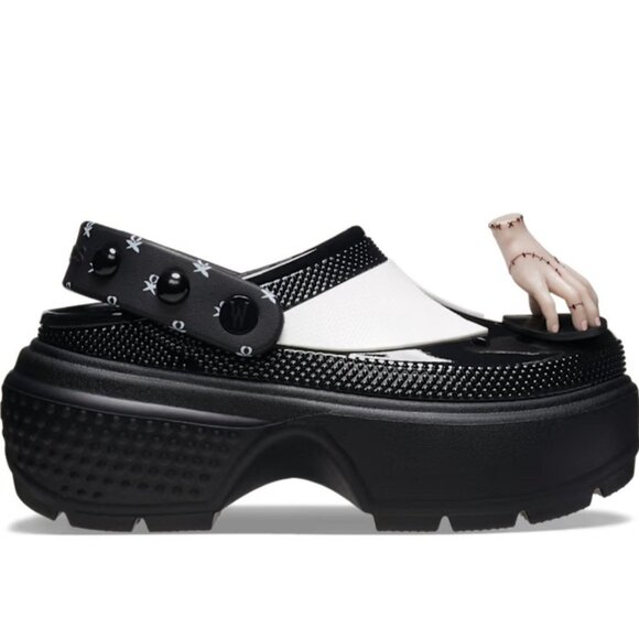 Crocs Wednesday Stomp Clog X Platform Addams Family Movie New Multiple Sizes - Picture 10 of 16